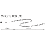 Happy Lights 35 Led-johto USB