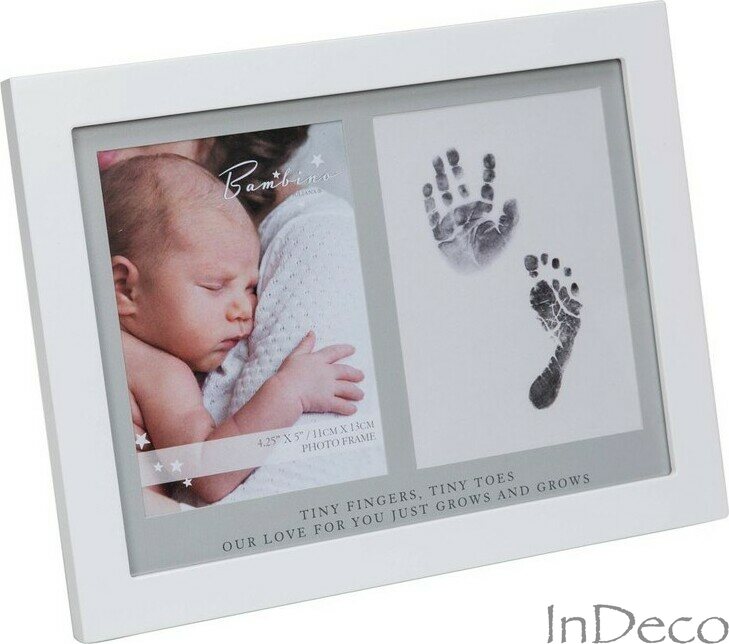 Vauvan käden / jalanjälki valokuvakehys | Valokuvakehykset | InDeco